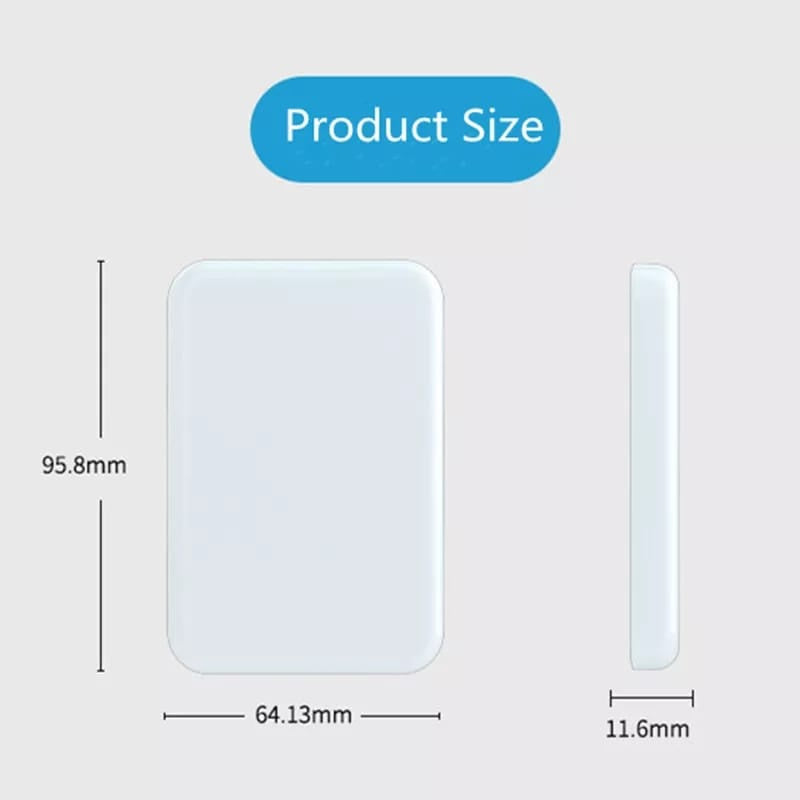 Carregador Portátil Por Indução Magsafe iOS - Capinha de Iphone de Brinde