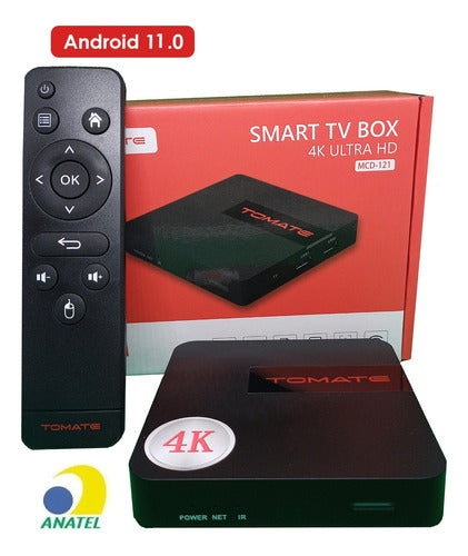 Aparelho TV Box 4K Transforma sua TV em Smart Anatel