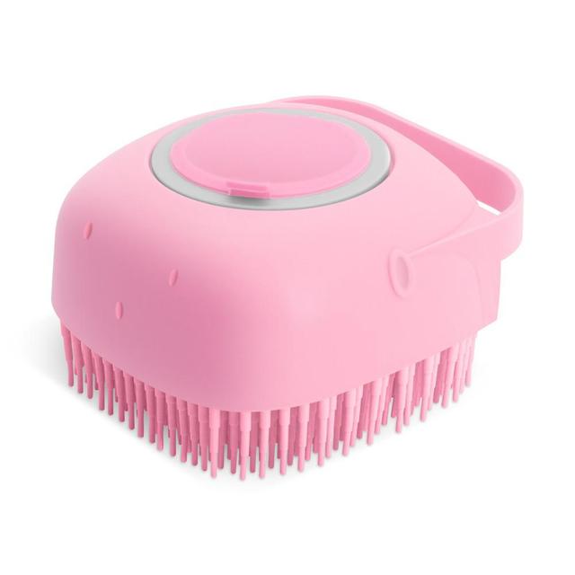 Escova Com Dispenser Para Cães