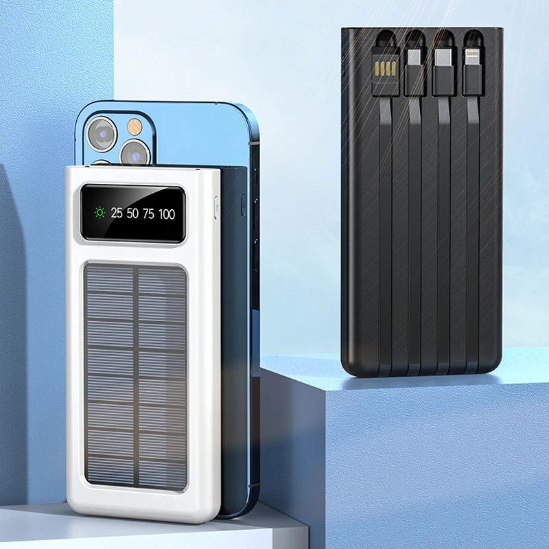 001 - Xiaomi Carregador de Bateria Solar Power Bank 200000mAh