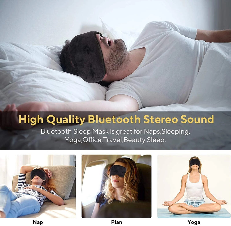 Fones de ouvido Bluetooth Com Bloqueio de Luz e Ruídos | SleepTech